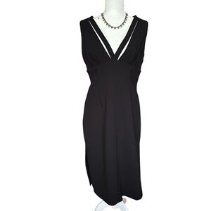 BCBGeneration Black Sleeveless with Band Detail Cocktail Dress 10